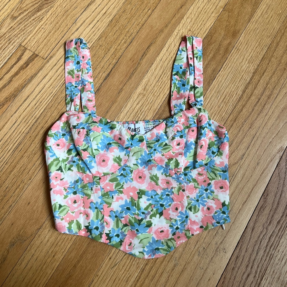 Princess Polly Floral Bustier